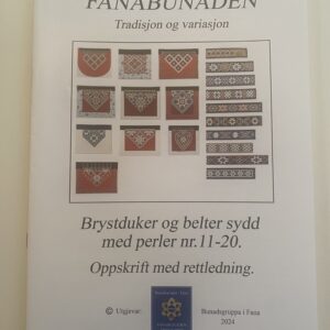 Mønster hefte Bringeduk og Belte med perler 11-20