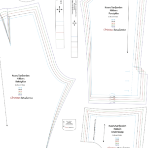 Mønster Kvam/Sørfjorden - Nikkers voksen
