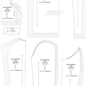 Mønster Kvam/Sørfjorden Jakke Voksen