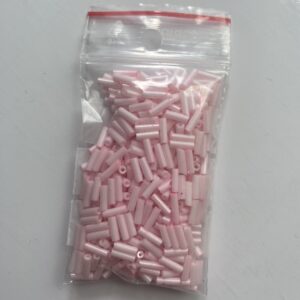 Rørperler Rosa 5mm